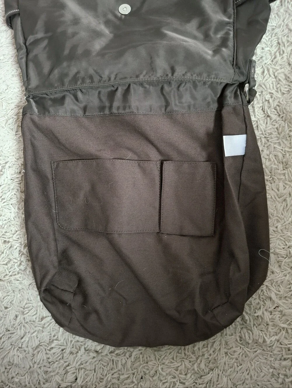 Talbots Brown Nylon Hobo Bag